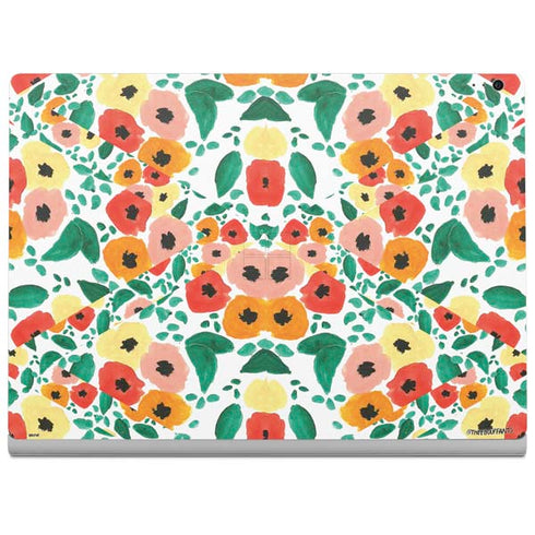 Bouffants and Broken Hearts Geometric Flowers Surface Book 2 13.5in Skin